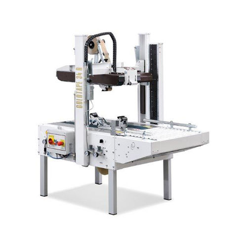 Precintadora de cajas de cartón semiautomática - GOLDTAPE 34R-346R - MARCHETTI PACKAGING S.r.l. - cinta adhesiva