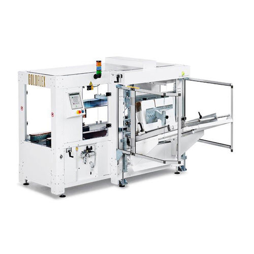 Formadora de cajas de cartón automática - GOLDFLEX - MARCHETTI PACKAGING S.r.l. - cola hot-melt / cinta adhesiva / con gran cadencia de trabajo