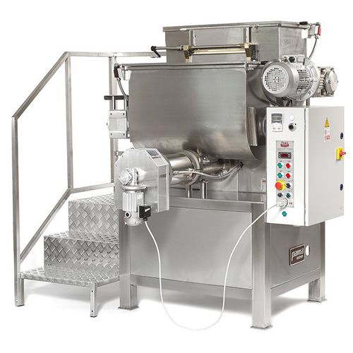 Extrusora de pasta con doble tolva - PAMA ROMA - automática / seca / corta