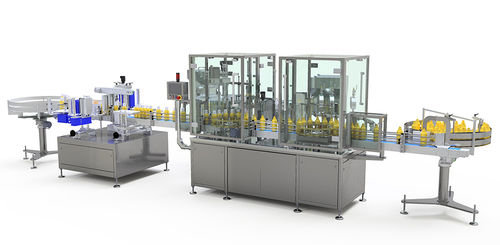 Máquina de llenado y cierre de botellas - GEMINI - ALSYSTEMS - para aplicaciones farmacéuticas / para la industria cosmética