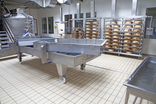 Cubeta de elaboración de queso para drenaje - PRIAMO FOOD TECHNOLOGIES - de prensado / de acero inoxidable