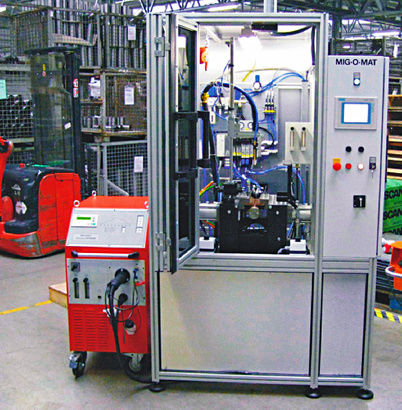 Máquina de soldar de plasma - MIG-O-MAT - automática / independiente / con ruedas