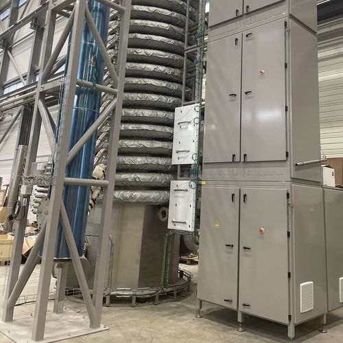 Calcinador de gas continuo - REVTECH PROCESS SYSTEM - para soporte de catalizador / para polvo / para material orgánico