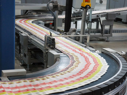 Sistema de transporte industrial - RIMA - de paquetes / para cajas de cartón / para papel
