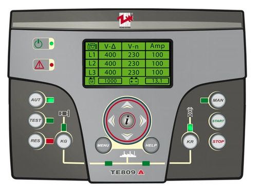 Controlador para grupo electrógeno automático - TE80 series - Tecnoelettra