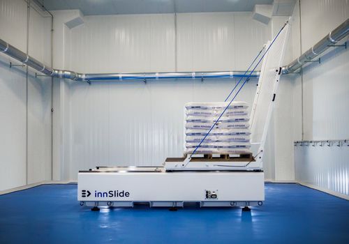 Máquina de prueba de estabilidad - innSlide Boomerang - SAFE LOAD TESTING TECHNOLOGIES - automática / para embalajes / horizontal