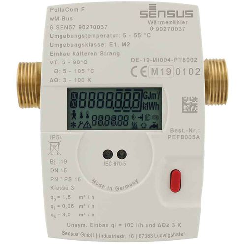Contador de energía térmica digital - PolluCom F - SENSUS