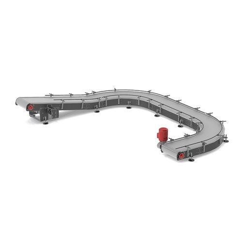 Cinta transportadora modular - BELLINI & MEDA - de plástico / de caucho / de malla