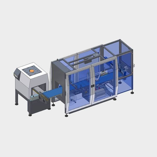 Línea de embalaje para cajas - DM PACK - para textiles / automática