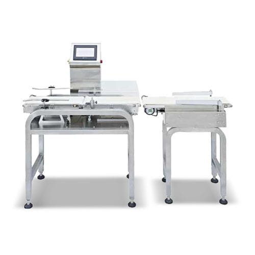 Clasificadora ponderal de paquetes - DM PACKAGING GROUP - con transportador de cinta