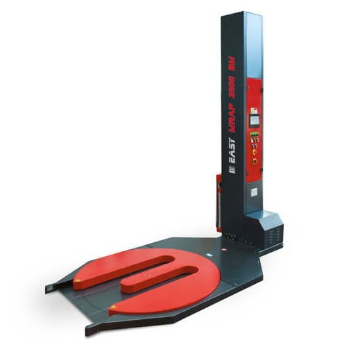 Enfundadora semiautomática - Easy Tab 2000 - DM PACKAGING GROUP - de film estirable / con plataforma giratoria