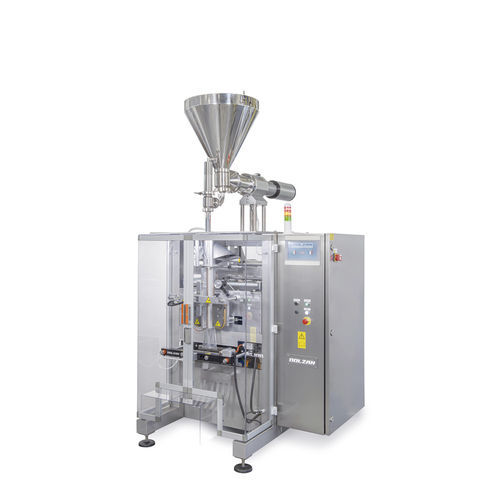 Ensacadora vertical - D-50 series - DOLZAN IMPIANTI - flow-pack / automática / para la industria química