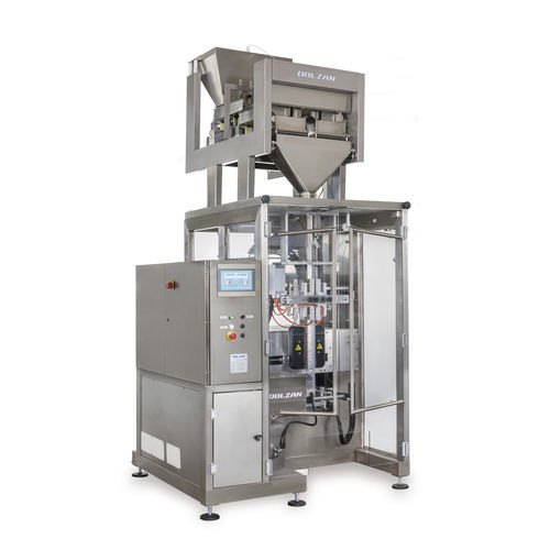 Ensacadora con pesadora lineal - D-DOY	 - DOLZAN IMPIANTI - vertical / flow-pack / automática