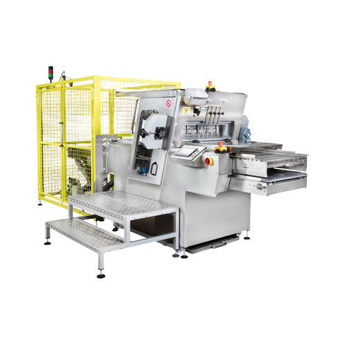 Cortadora rebanadora de pan automática - TP-60 - DOVAINA UAB - con transportador de cinta / de baguettes