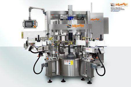 Máquina de etiquetado rotativa - EFM MACHINERY - automática