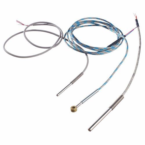 Sonda de temperatura termopar tipo J - ELMITI - de inserción / 2 hilos / hilos desnudos