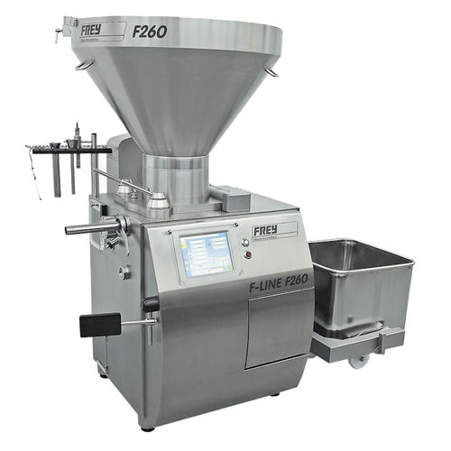 Embutidora de vacío hidráulica - F-LINE F260 series - FREY MASCHINENBAU - continua / de gran precisión / para salchichas