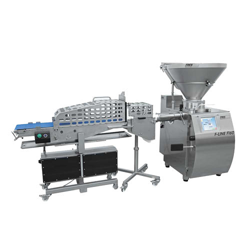 Línea de producción de carne picada para porciones - CLPS 320 - FREY MASCHINENBAU - de corte