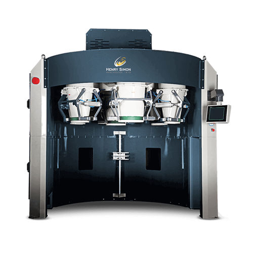 Máquina de acondicionamiento automática - HSCTMA - HENRY SIMON - compacta / de granulado / para la industria agroalimentaria