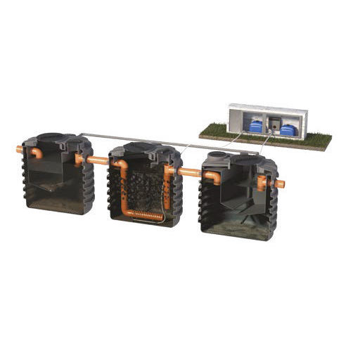 Microplanta para tratamiento de aguas residuales de polietileno - DEPURO PLUS+ series - ROTOTEC SPA - compacta