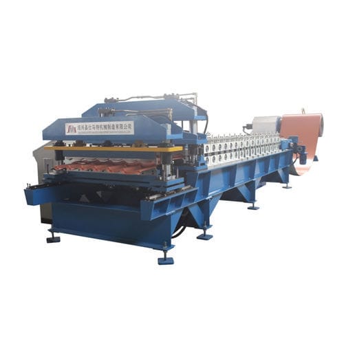 Perfiladora de perfiles metálicos - SHAOXING SMARTECH MACHINERY MANUFACTURING CO.,LTD. - automática / de precisión / punzonado