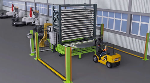 Sistema de almacenamiento automático vertical - 15L  - SHAOXING SMARTECH MACHINERY MANUFACTURING CO.,LTD. - para chapas / compacto / de bandejas