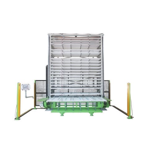 Sistema de almacenamiento automático vertical - 20L  - SHAOXING SMARTECH MACHINERY MANUFACTURING CO.,LTD. - de palés / para chapas / con puente grúa de corredera