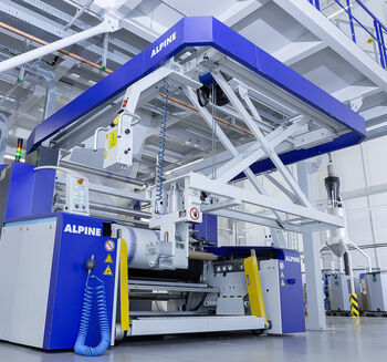 Máquina de bobinado de film - HOSOKAWA ALPINE - para fabricación de placas / de precisión