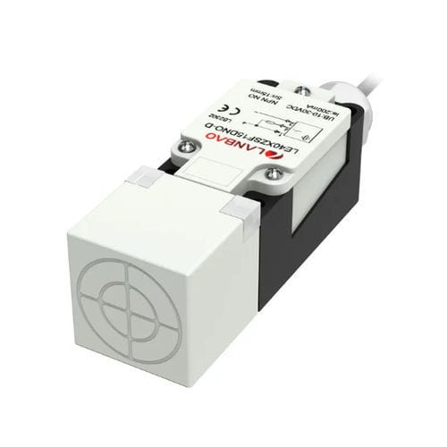 Sensor de proximidad inductivo - LE40XZSN20SBB-D series - Shanghai Lanbao Sensing Technology Co., Ltd. - cuadrado / analógico / conector M12