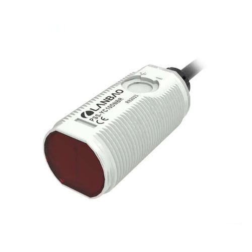 Sensor fotoeléctrico fotoeléctrico retroreflectivo polarizado - PSS-GM2DPBR series - Shanghai Lanbao Sensing Technology Co., Ltd. - cilíndrico / luz roja / LED