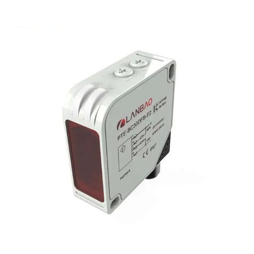 Sensor fotoeléctrico de reflexión directa - PTE-BC200SK series - Shanghai Lanbao Sensing Technology Co., Ltd. - rectangular / infrarrojo / luz roja