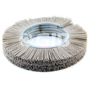 Cepillo cilíndrico espiral - GOLDEN INDUSTRIAL BRUSH - de limpieza / de aluminio