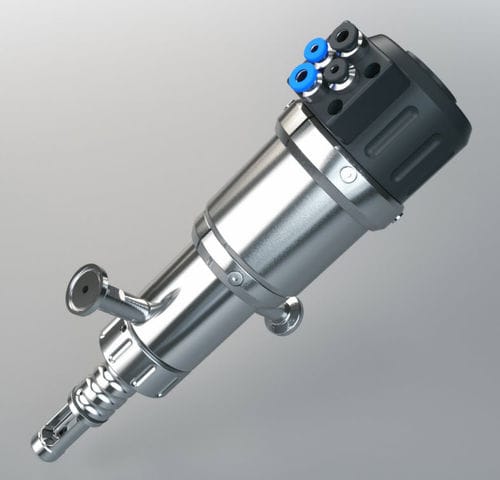 Soporte para sonda retráctil - EXtract 830 - Exner Process Equipment GmbH - neumático