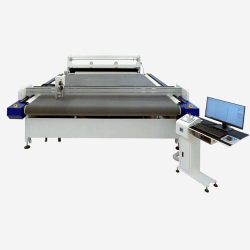 Máquina de corte de cuchilla - BR500PL - BALACCHI S.R.L. - de tejido / para telas multicapas / CNC