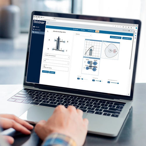 Software de simulación - LiftPlanner - Böcker Maschinenwerke GmbH - de mando / configuración / de planificación