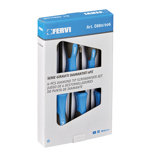 Destornillador plano - D880/006 - FERVI - de estrella