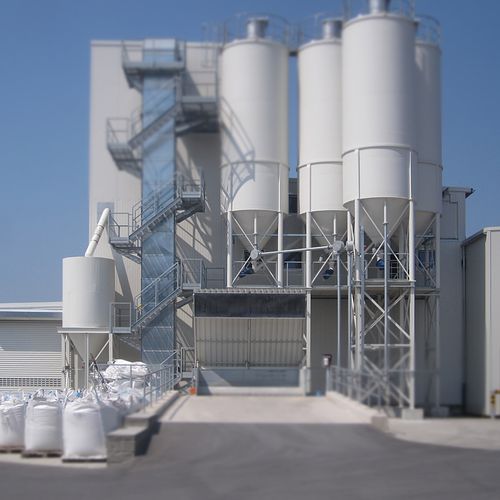 Silo cilindricocónico - Kniele - de bloques / de piedras