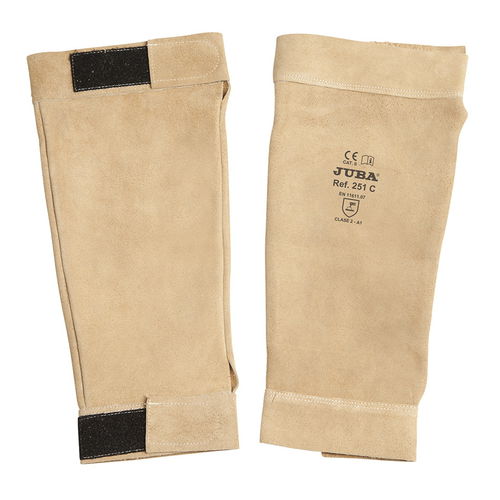 Cubrebrazo de trabajo - 251C  - Juba - de cuero / para soldaduras / unisex
