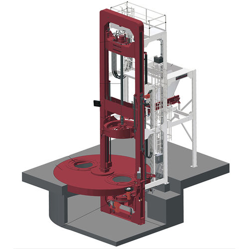 Prensa hidráulica - RP - TOPWERK - de producción / para hormigón / con mesa giratoria