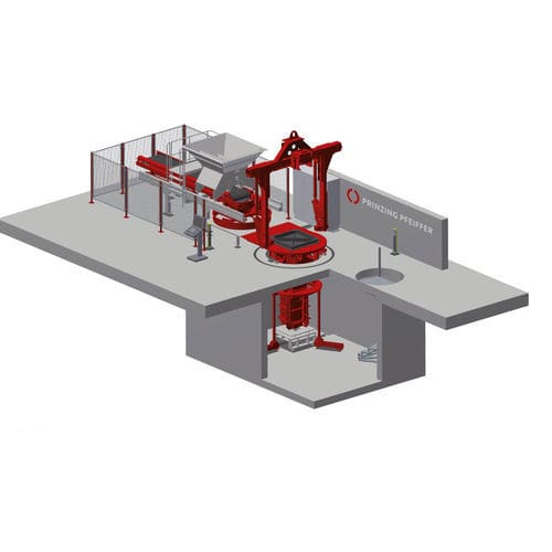 Planta de producción para el sector de la construcción - ALTLAS - TOPWERK - para hormigón