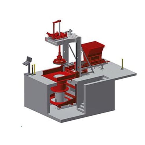 Planta de producción para el sector de la construcción - TORNADO - TOPWERK - para hormigón / para orificio de acceso