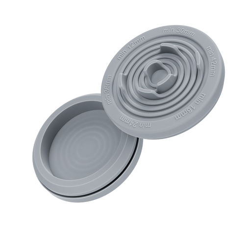 Pasacables de TPE - T-RGDM - Trelleborg Cable Entry Solutions - de membrana / con labio de estanqueidad / pasante