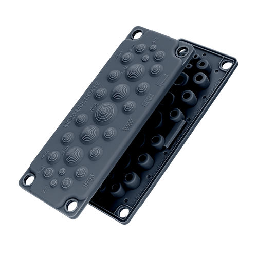 Entrada de cable de blindaje EMI -  MC 25 BLACK EMC - Trelleborg Cable Entry Solutions - IP65 / para cable / para armarios eléctricos