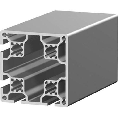 Perfil rectangular - 1.11.080080.42LP - MayTec - para la industria / para sala blanca / para bastidor y cárter de máquina