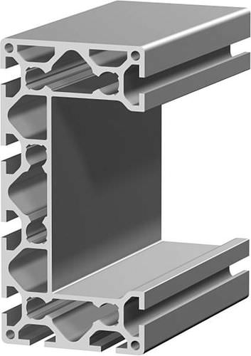 Perfil de aluminio - 1.11.080160.89SP - MayTec - en C / para cargas pesadas