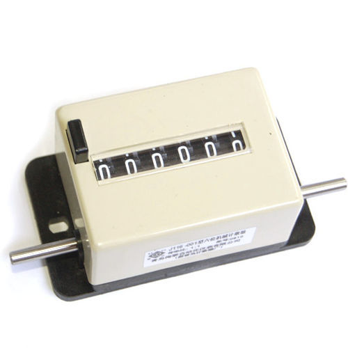 Contador totalizador de revoluciones analógico - J116  - Hitech - mecánico / con reset