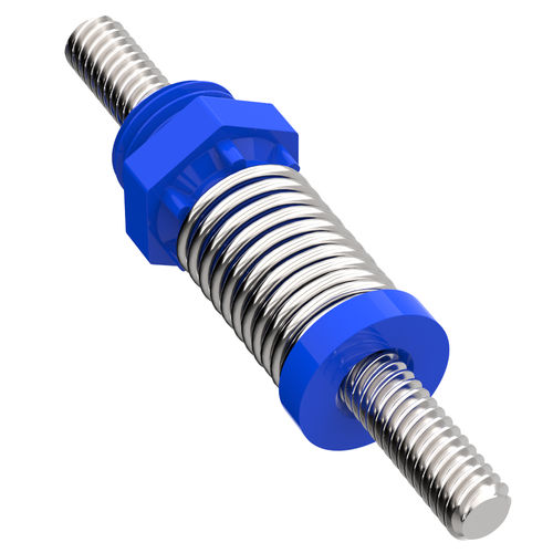 Tornillo de avance de roscado redondo - ATA series  - Helix Linear Technologies - con sistema de recuperación del juego / de plástico / tuerca