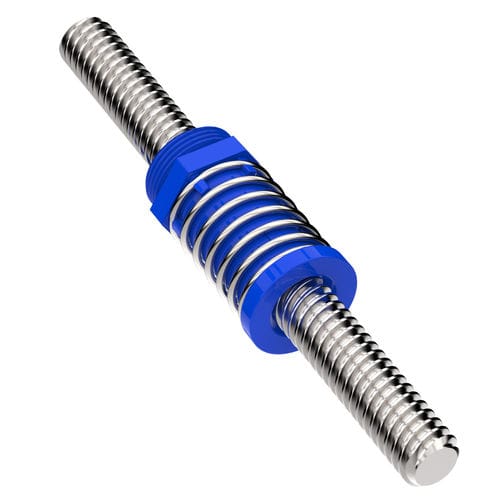 Tornillo de avance con sistema de recuperación del juego - ATA025xxxR - Helix Linear Technologies - de roscado redondo / de plástico / tuerca