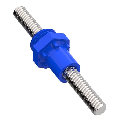 Tornillo de avance de roscado redondo - NTA series - Helix Linear Technologies - de plástico / tuerca