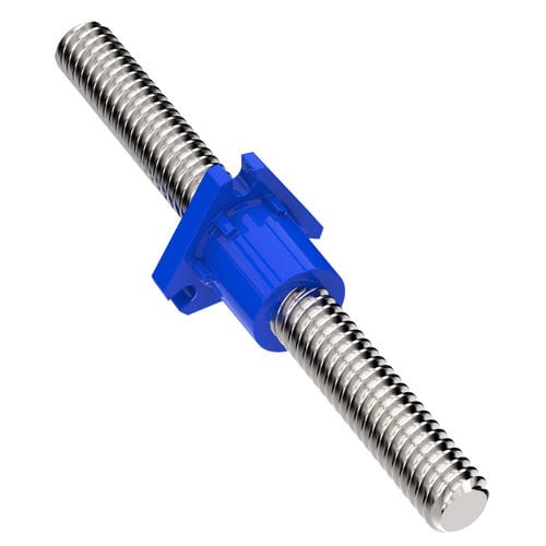 Tornillo de avance de roscado redondo - NFA series - Helix Linear Technologies - de plástico / tuerca